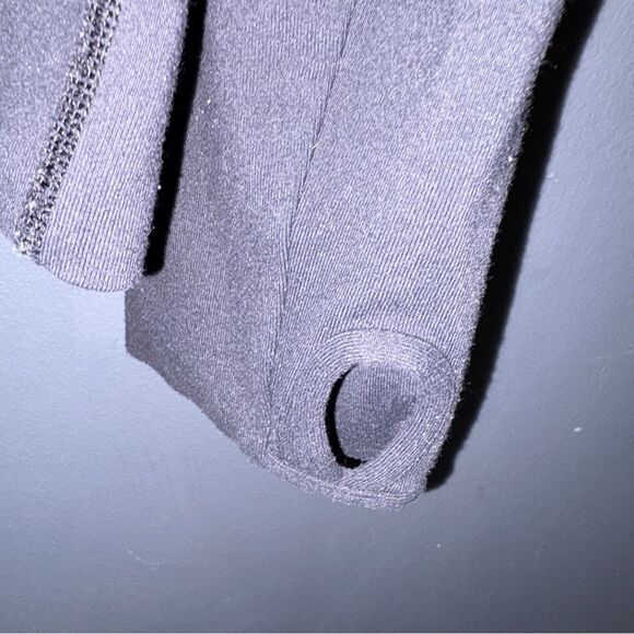 Lululemon In Stride Jacket Black Full Zip Long Sleeve Womens 8 - Picture 5 of 10